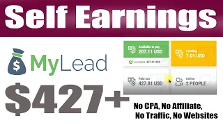 Earn $427+ with MYLEAD Affiliate Network ( Make Money Online )