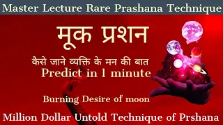 Prashan kundali technique-Predict in one minute#Dynamic Astrology Parshana Technique #Degree of moon