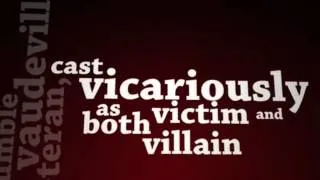 Kinetic Typography of V for Vendetta