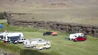 Malheur Cave campground for Masonic Lodge