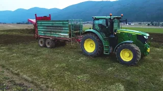 John Deere 6155R & Farmtech Superfex 1200 /// KMETIJA JAKOPIČ ///