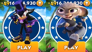 Sonic Dash - Vampire Shadow vs Pet Run vs All Bosses Zazz Eggman - All Characters Unlocked