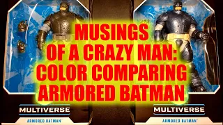 McFarlane DC Multiverse Dark Knight Returns Armored Batman Color Comparison