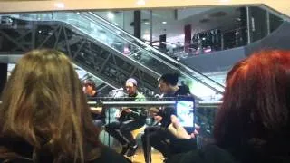 Young Guns Acoustic session Brother In Arms. HMV Glasgow.