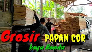 Penggergajian kayu Randu tercepat dan akurat olahan papan Cor pesanan Toko bangunan kab.Blitar