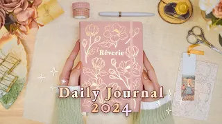 Starting a New Daily Journal for 2024 • First Page Journaling Ideas ft. STICKII + Giveaway!