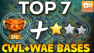 TOP7 |ANTI 2 STAR CWL +WAR + LEGEND BASE LINK TH15| Th15 base link 2023| CLAHS of clans