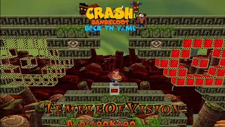 Crash Bandicoot - Back in Time Fan Game: Custom Level: Temple Of Vision By AvocadoKado