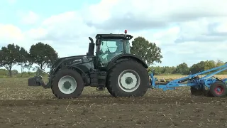 Valtra S354 tractor with Lemken Karat cultivator