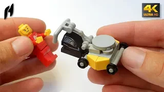 How to Build a Simple Lego Lawn Mower (MOC - 4K)