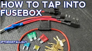 HOW TO SAFELY TAP INTO THE CAR FUSEBOX