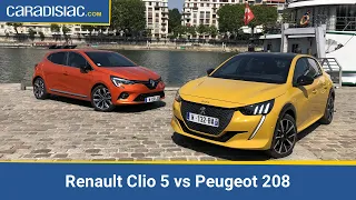 Renault Clio 5 vs Peugeot 208 : le match de l'année