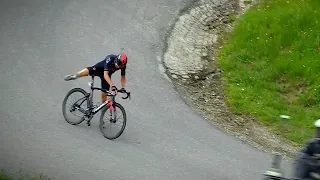 Geraint Thomas Crashes but Gets Up to DEFEND INEOS GC | Critérium du Dauphiné Stage 8 2021