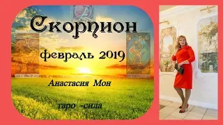 Скорпион февраль 2019. Таро прогноз. Анастасия Мон.