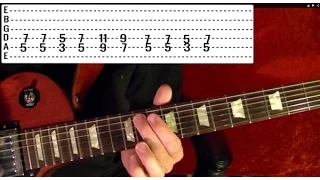 Enter Sandman Guitar Lesson by Metallica ( 2 of 2 )