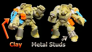 Detailing 40K Terminators with Metal and Clay