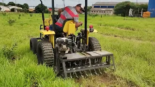 testando a roçadeira trincha