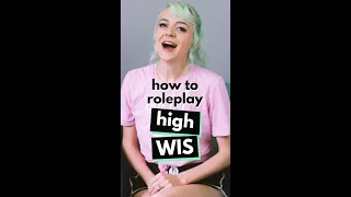 How to roleplay a high Wisdom score // D&D #shorts