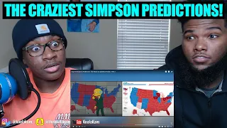 Top 10 Simpsons Predictions That Made Us Question Reality! | REACTION!