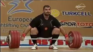 2012 European Weightlifting +105 Kg Snatch.avi