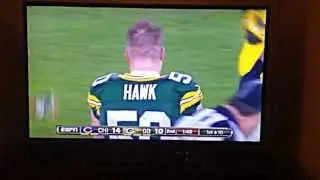 AJ HAWK TRUCKED!!!