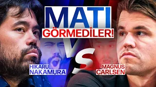 İkisi de 1 HAMLEDE MATI GÖREMEDİ?? Magnus Carlsen vs Hikaru Nakamura