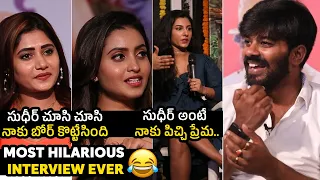 Sudigali Sudheer MOST HILARIOUS INTERVIEW EVER | | Deepika Pilli | Vishnu Priya | Trend Telugu