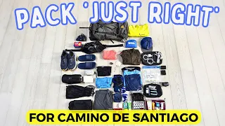 Pack Just Right: Camino de Santiago Packing List for May-June