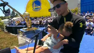 Riley Curry Has Something To Say To The Fans