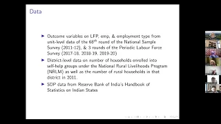 Ashwini Deshpande || The Impact of Self-Help Groups on Women's LFP and Employment in India