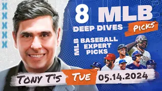 Part 1 - 8 FREE MLB Picks and Predictions on MLB Betting Tips for Today, Tuesday 5/14/2024