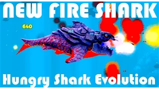 Hungry Shark Evolution. NEW FIRE PYRO SHARK!!! iPhone 6s Gameplay (New Update)