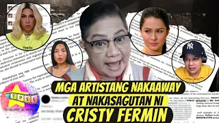 Mga Artistang Nakaaway at Nakasagutan ni Cristy Fermin