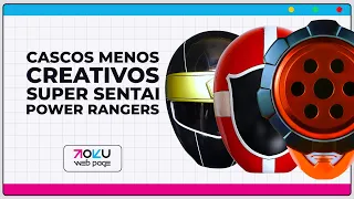 Cascos menos creativos de Super Sentai y Power Rangers