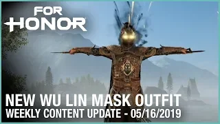 For Honor: New Wu Lin Mask | Week 05/16/2019 | Weekly Content Update | Ubisoft [NA]