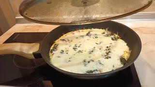 Nettle-infused Omelette: A Delicious And Nutritious Recipe! Healthy recipe with nettle and eggs!