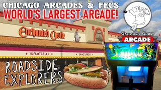 World's Largest Arcade Galloping Ghost Tour - Enchanted Castle - Portillo's Review - MidQwest 19