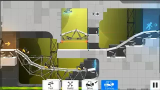 Bridge Constructor Portal Level 11 Walkthrough