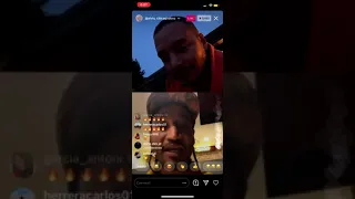 J Balvin goes live on Instagram live while a fan shows love