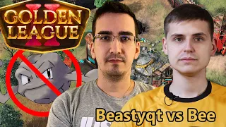 Beastyqt vs Bee - Kein Stein - Golden League 2 - Age of Empires 4 [Deutsch/4K]