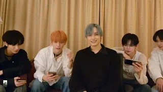 (CC)💜TXT GROUP LIVE MOMENT 😁 #txt #tommorow_x_together #weverselive #vlive #viralvideo #bts