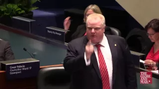 Highlights from Toronto Mayor Rob Ford's chaotic day at city council