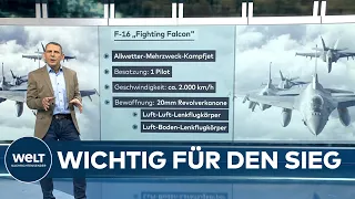 PUTINS KRIEG: Für einen Sieg braucht die Ukraine die F-16-Kampfjets | WELT Hintergrund