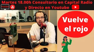 📺 Vuelve el rojo👉🏽Directo Consultorio de bolsa Capital Radio📻 martes 13  septiembre con David Galán