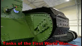 TANKS OF THE FIRST WORLD WAR IN PATRIOT PARK MOSCOW