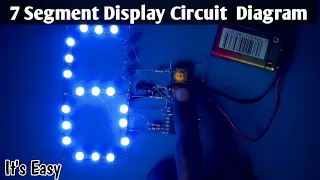 How To Make  Seven Segment Counter Using CD4026 IC | DIY