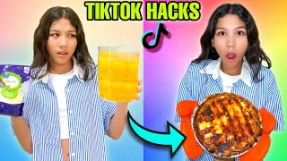 We Tested VIRAL TikTok FOOD HACKS... **SHOCKING** | Familia Diamond