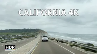 Southern California Coastline - Driving California 4K HDR - USA