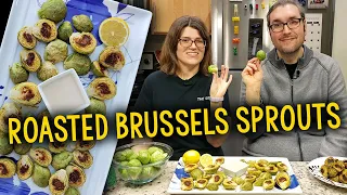 Recipe: Roasted Brussels Sprouts in Air Fryer or Oven (No Added Oil, Plant-Based, Vegan)