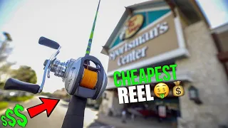 Buying CHEAPEST Baitcaster at BASS PRO! & Fishing with it! (SHOCKING)